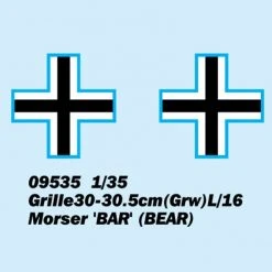 09535 | Trumpeter 1/35 Grille 30-30.cm (Grw) L/16 Morser Bar (BEAR) Self-Propelled Scaled Plastic Model Kit -Trumpeter Sales Shop TRU 09535 53 1200x800 1