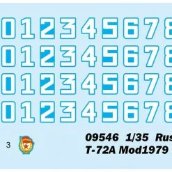 09546 | Trumpeter 1/35 Russian 1979 T-72A Main Battle Tank Scaled Plastic Model Kit -Trumpeter Sales Shop TRU 09546 03 1200x800 1