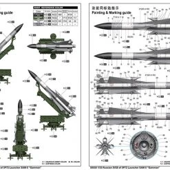 09550 | Trumpeter 1/35 Russian 5V28 Of 5P72 Launcher SAM-5 Scaled Plastic Model Kit -Trumpeter Sales Shop TRU 09550 11 1200x800 1