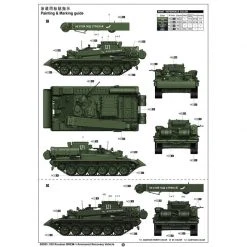 Trumpeter 09553 | Tamiya 1/35 Russian BREM-1 Armoured Recovery Vehicle Scaled Plastic Model Kit -Trumpeter Sales Shop TRU 09553 15 1200x800 1