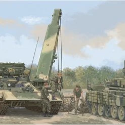 09554 | Trumpeter 1/35 Russian BREM-1M Armoured Recovery Vehicle Scaled Plastic Model Kit