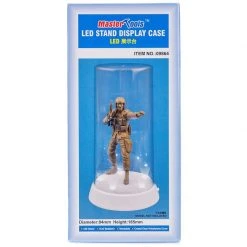 09864 | Trumpeter Model Plastic Display Case 84x185mm W/ LED