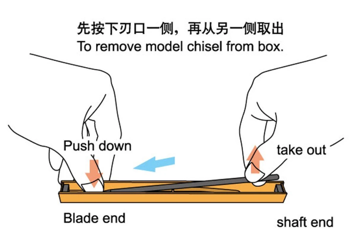 09925 | Trumpeter Master Tools Modelers Flat 3mm Chisel 5 09925 | Trumpeter Master Tools Modelers Flat 3mm Chisel - Image 3