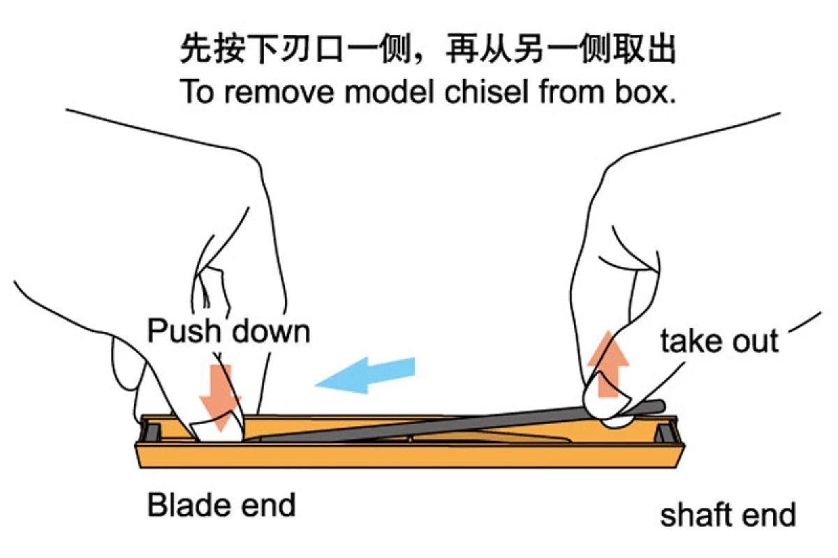 09926 | Trumpeter Master Tools Modelers Round 2mm Chisel 5 09926 | Trumpeter Master Tools Modelers Round 2mm Chisel - Image 3
