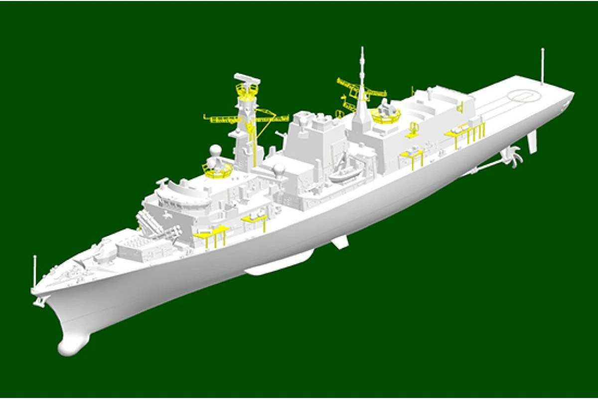 06722 | Trumpeter 1/700 HMS TYPE 23 Frigate – Monmouth (F235) Scaled Plastic Model Kit 7 06722 | Trumpeter 1/700 HMS TYPE 23 Frigate – Monmouth (F235) Scaled Plastic Model Kit - Image 5