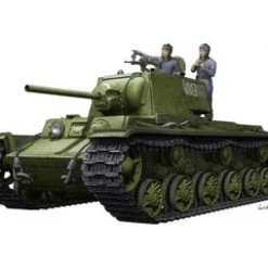 TR09597 | Trumpeter 1/35 KV-1 1942 Simplified Turret Tank W/ Tank Crew Scaled Plastic Model Kit