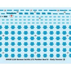 00928 | Trumpeter 1/16 German Sd.Kfz.171 Panther Ausf.G-Early Version Tank Scaled Plastic Model Kit -Trumpeter Sales Shop tru 00928 03 1200x800 1