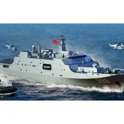 06726 | Trumpeter 1/700 PLA Navy Type 071 Amphibious Transport Dock Plastic Model Kit -Trumpeter Sales Shop tru 06726 01 1200x800 2